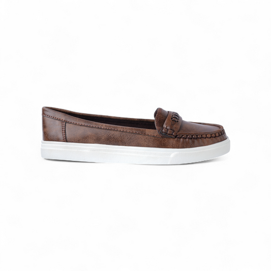 Classic Brown Slip-On Loafers
