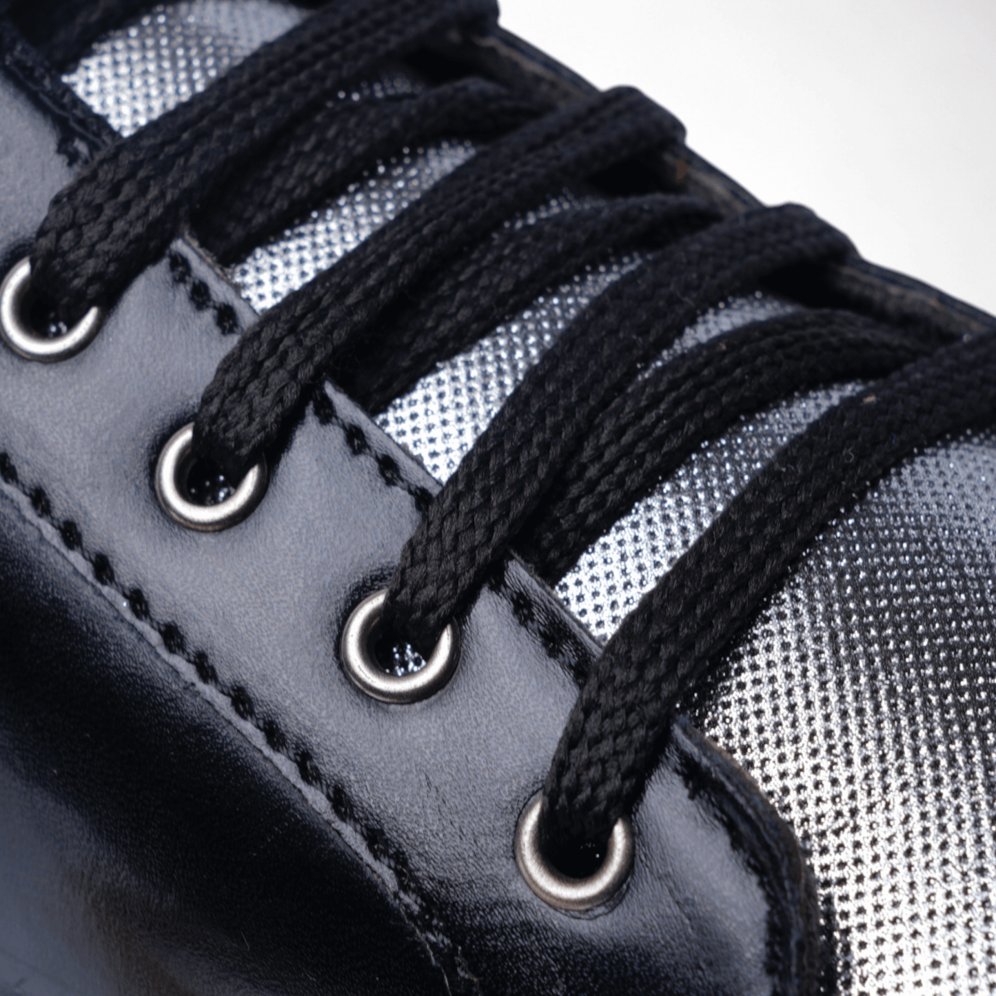 Women's Black Metallic Daily Sneaker