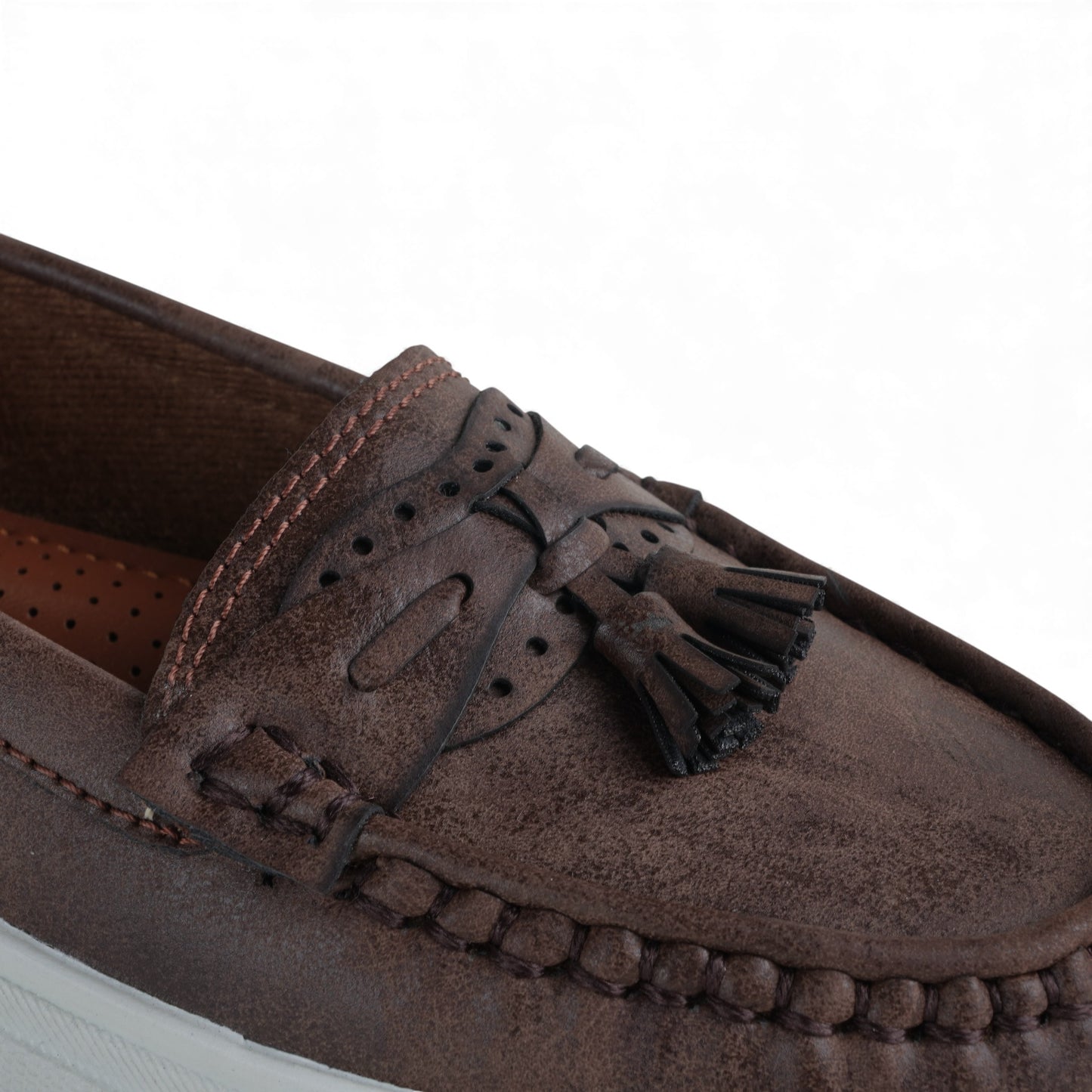 Women's Dark Coffee Cloud Tassel Loafer