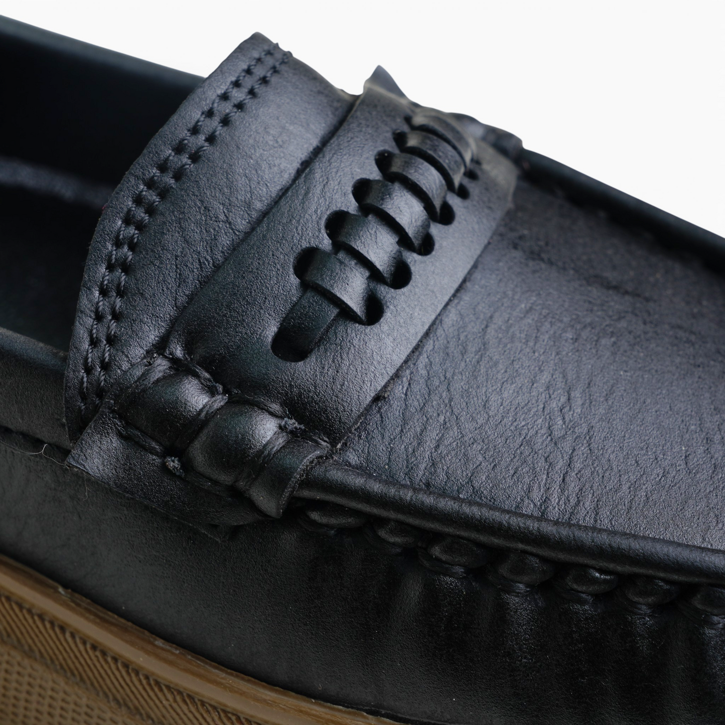 Women's Black Comfort Loafer | Caramel Sole