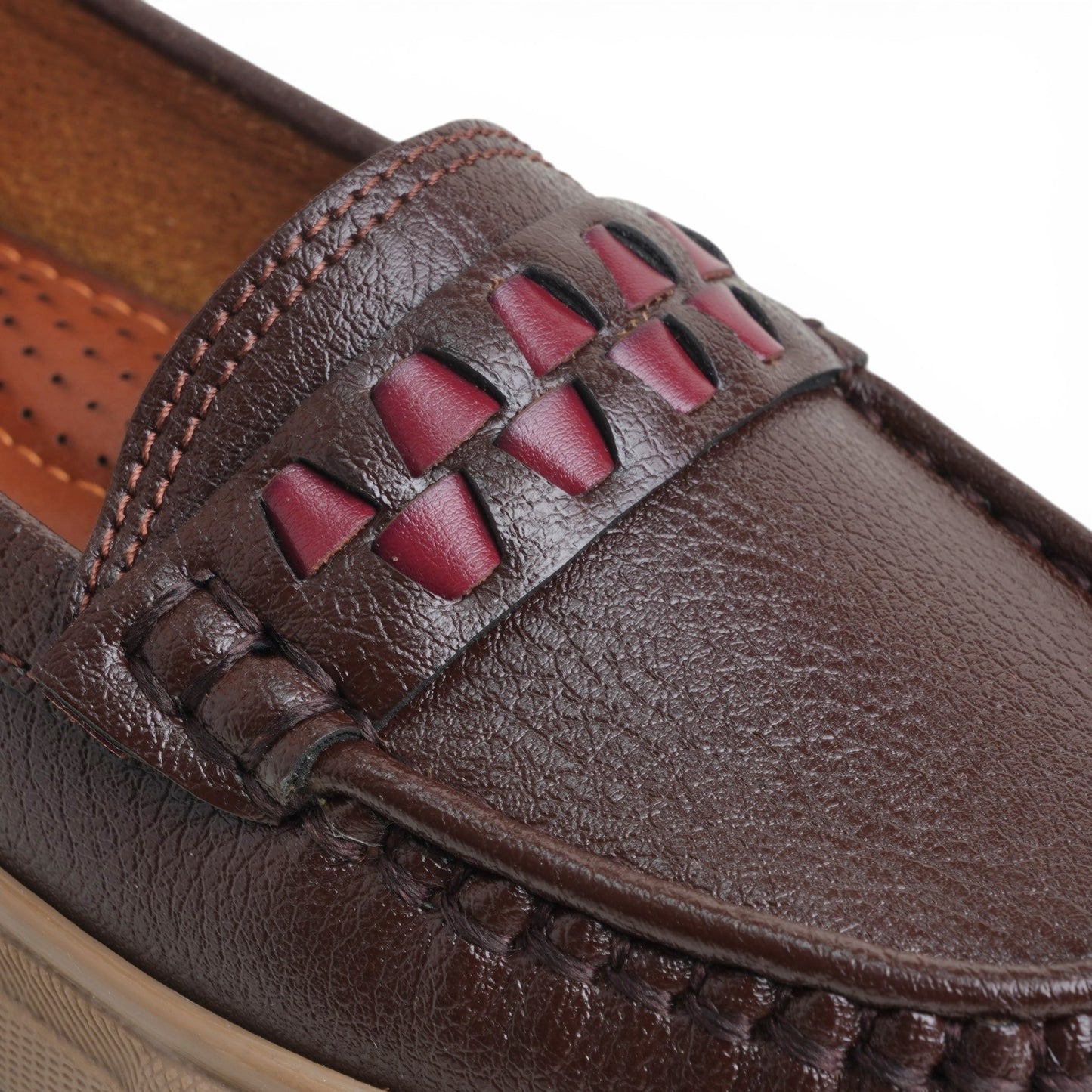 Women's Coffee Accent Loafer | Caramel Sole