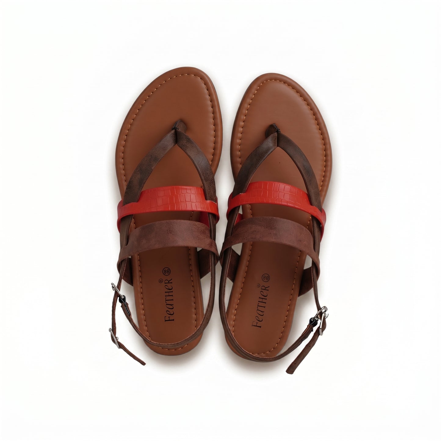 Women's Brown & Coral Breeze Sandal