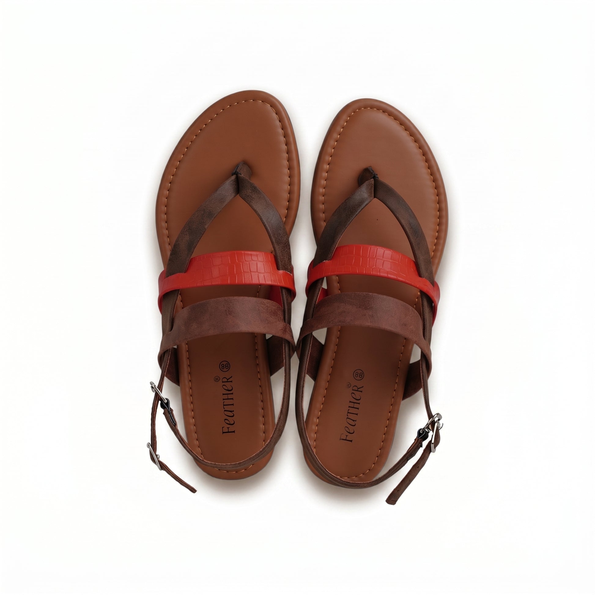 Women's Brown & Coral Breeze Sandal