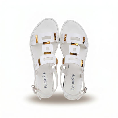 Women's White Breeze Sandal