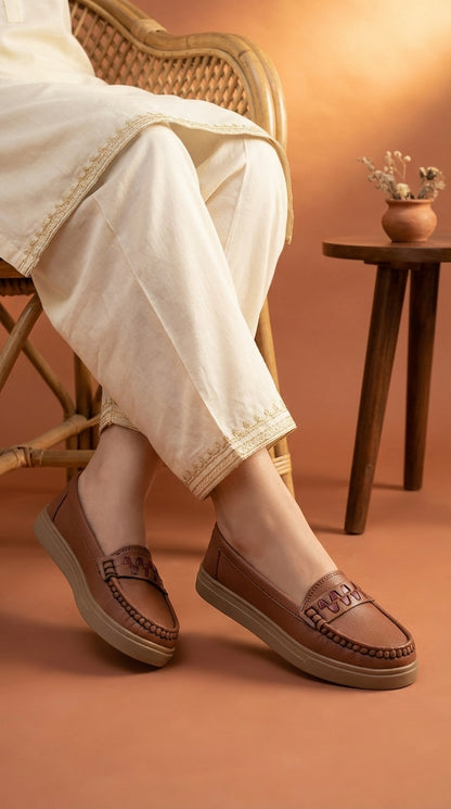 Women's Caramel Accent Loafer | Caramel Sole – lifestyle