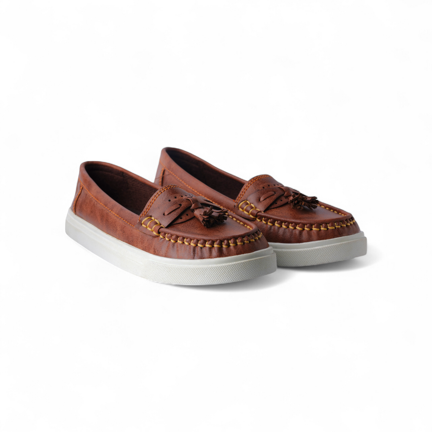 Brown Tassel Loafers