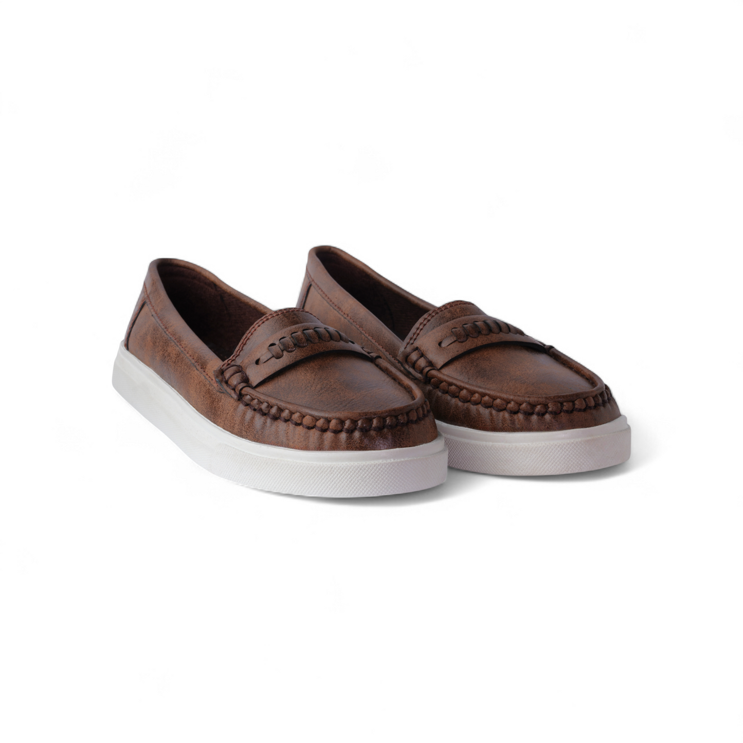 Classic Brown Slip-On Loafers