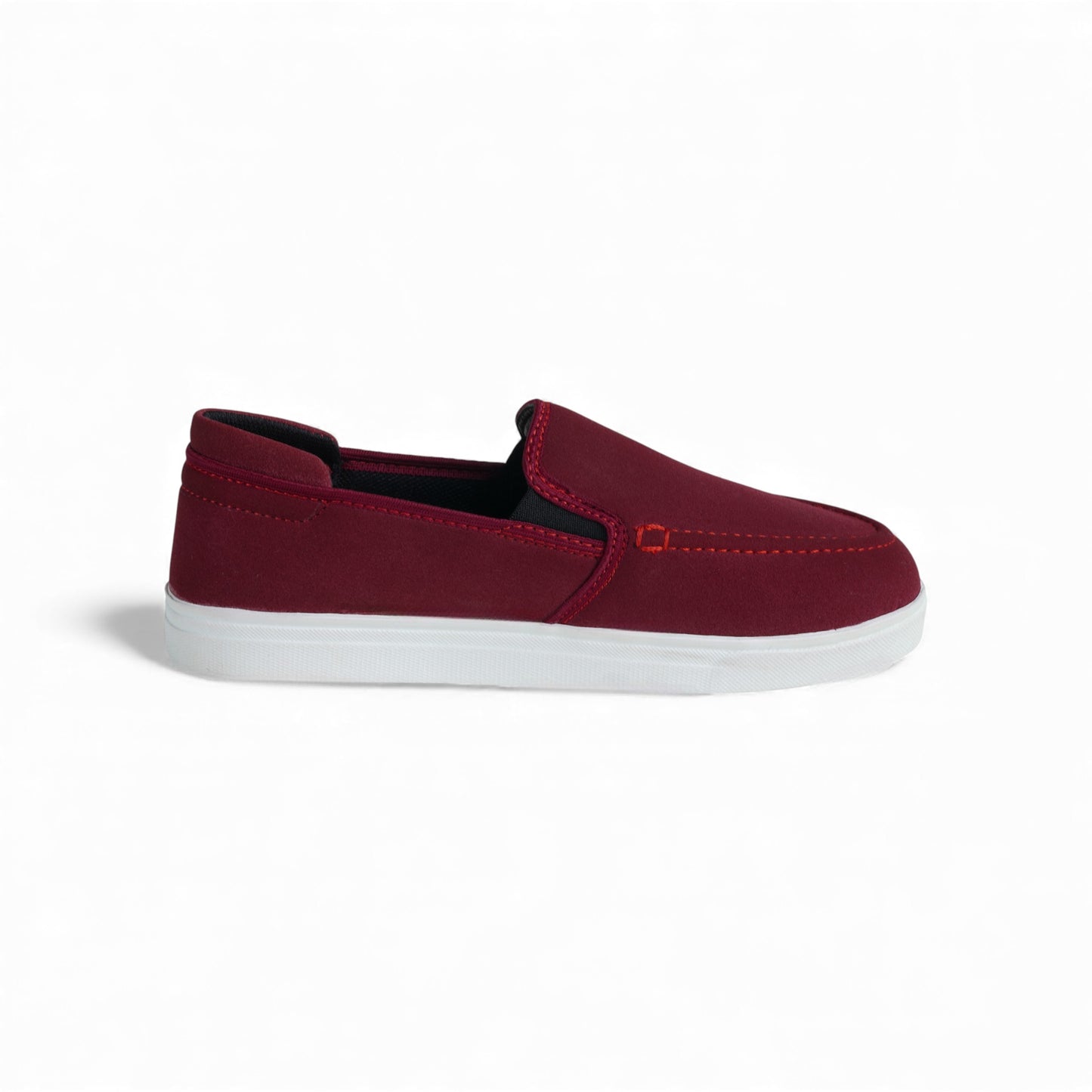Women's Maroon Soft Suede Loafer