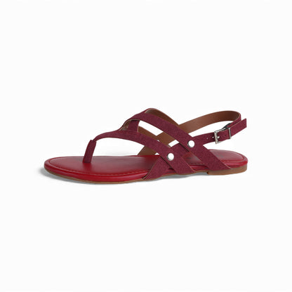 Breeze Sandal - Maroon
