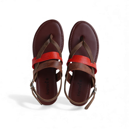 Breeze Sandal - Cherry Brown