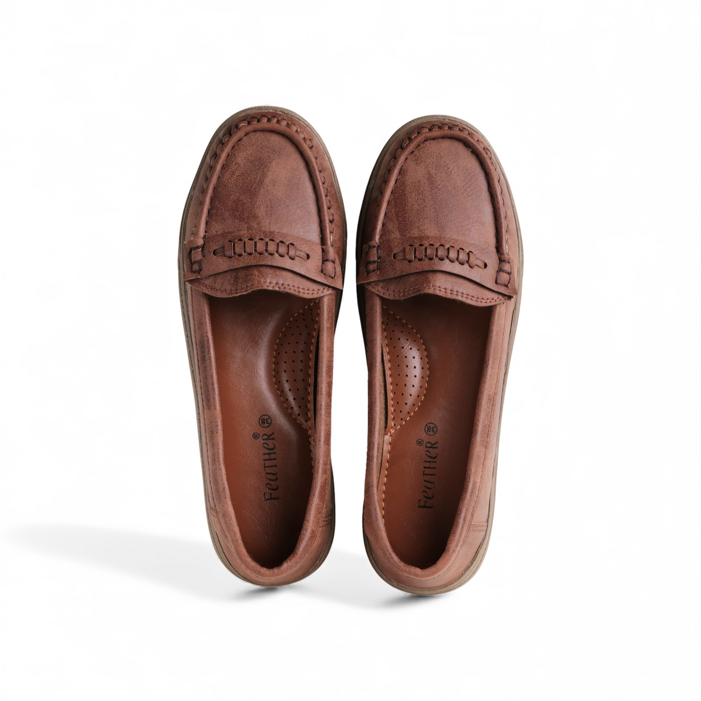 Comfort Loafer - Camel (Brown Base)