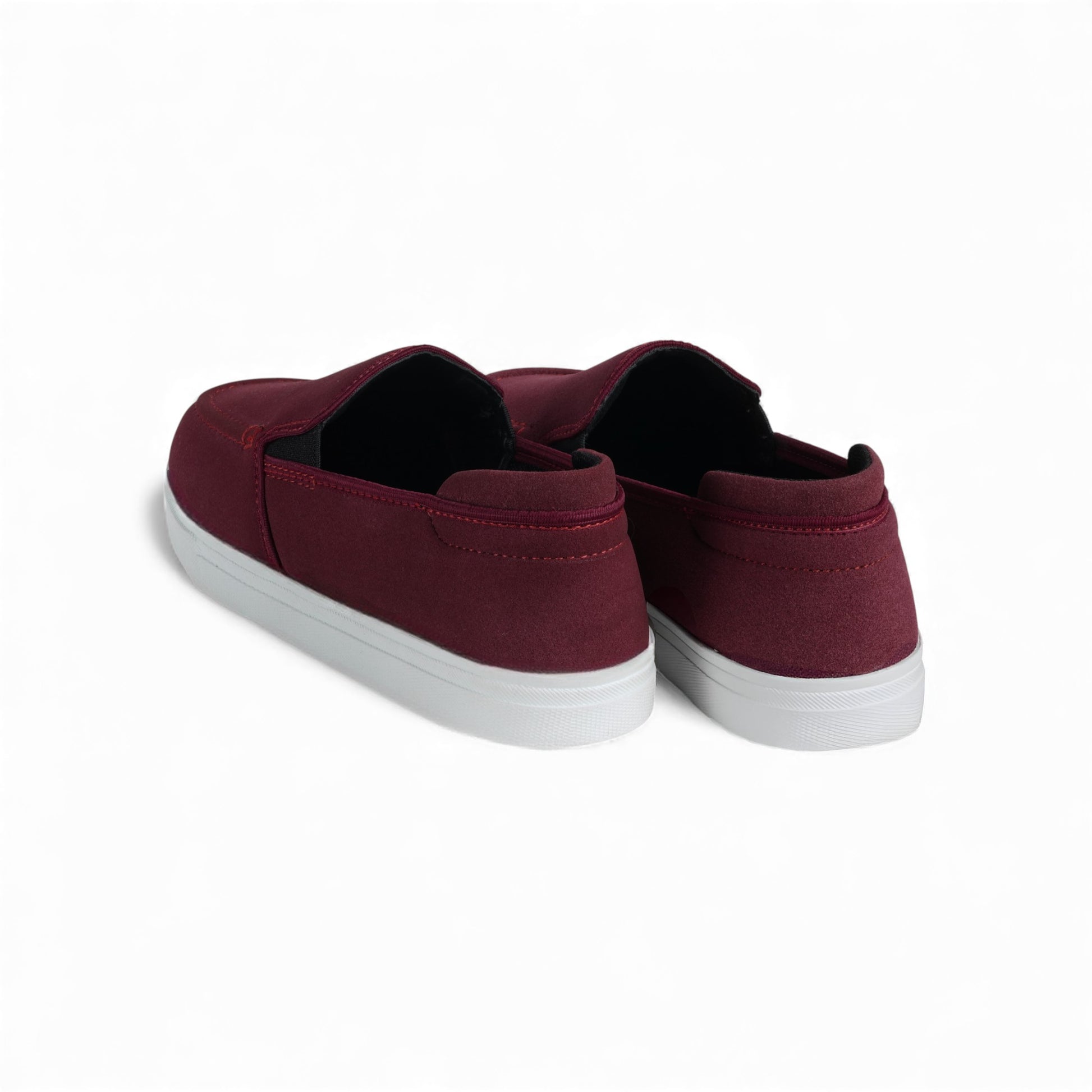 Women's Maroon Soft Suede Loafer