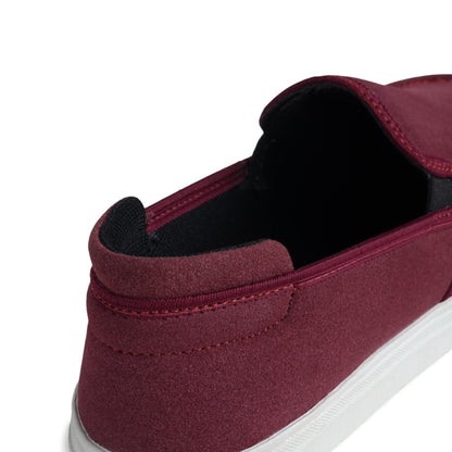 Women's Maroon Soft Suede Loafer