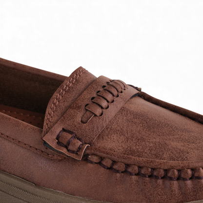 Women's Brown Comfort Loafer | Caramel Sole