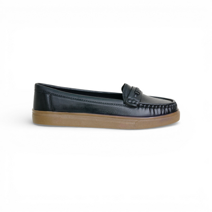 Comfort Loafer - Black (Brown Base)