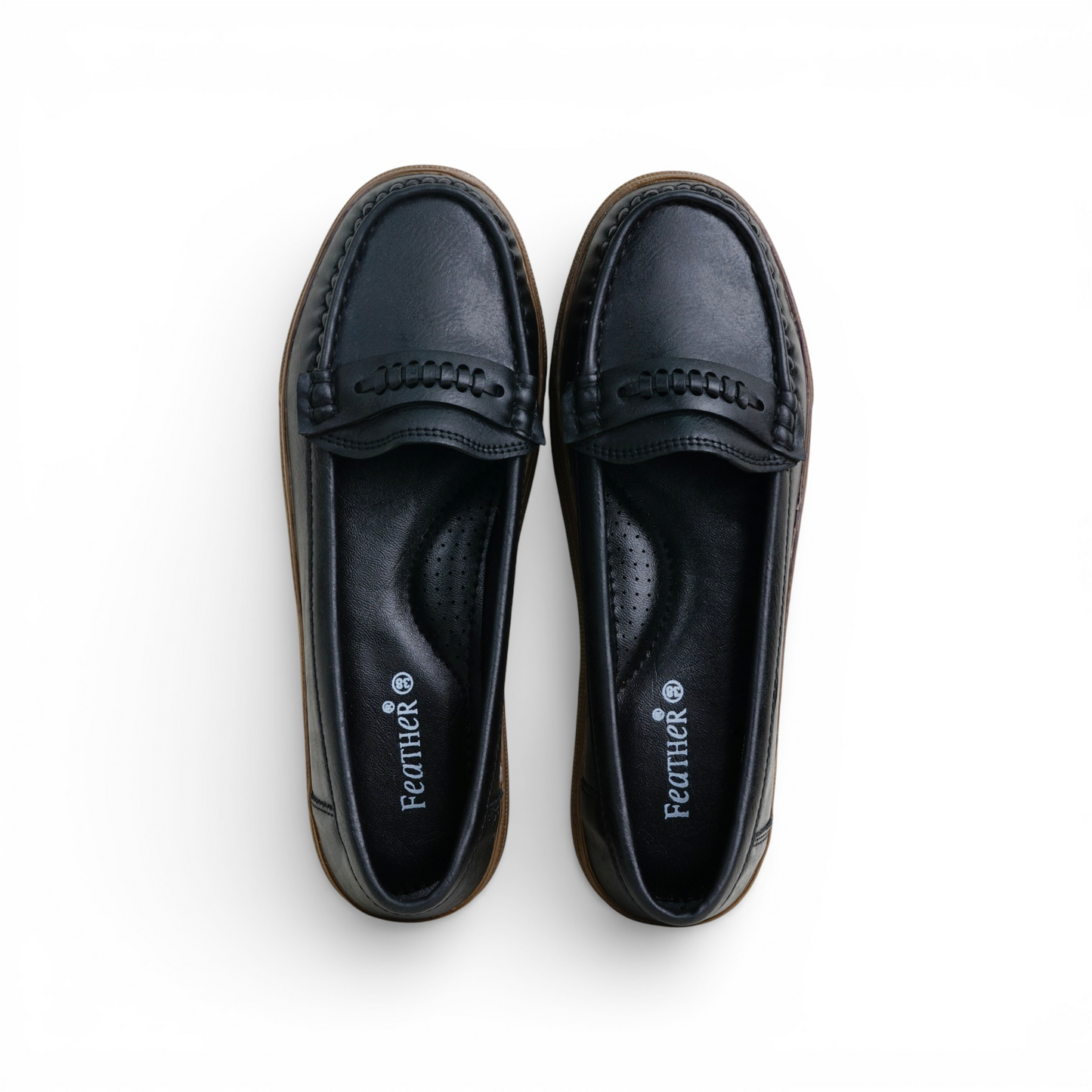 Comfort Loafer - Black (Brown Base)
