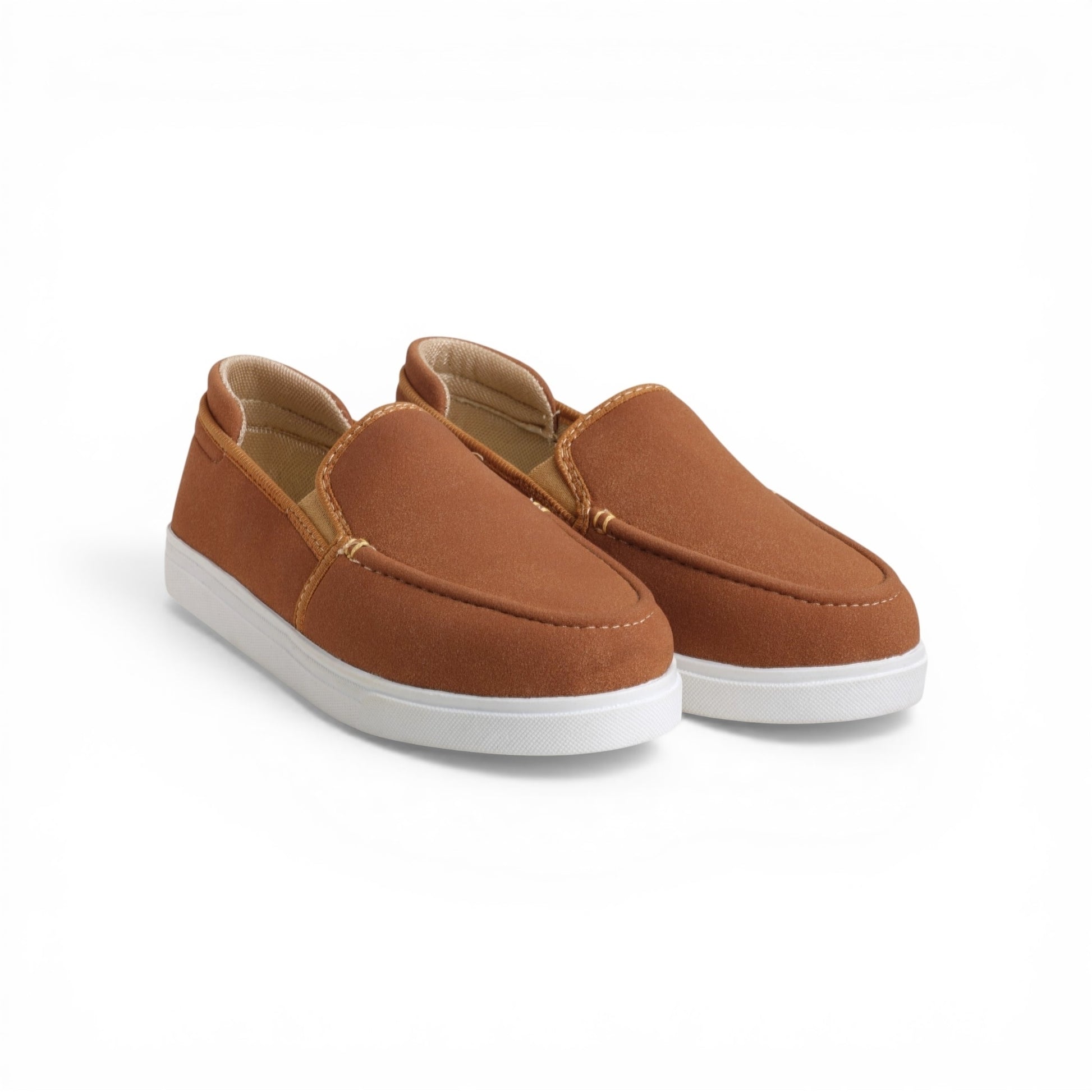 Women's Camel Soft Suede Loafer