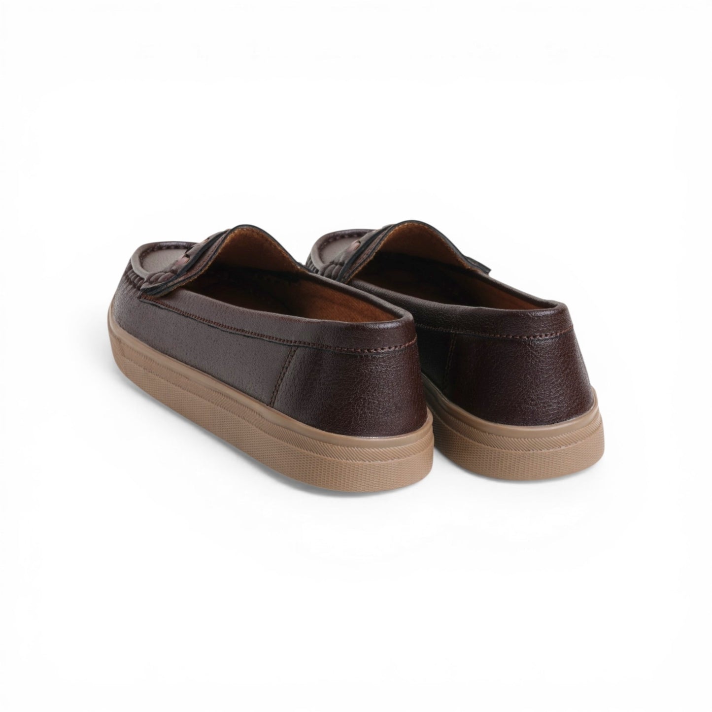 Women's Coffee Accent Loafer | Caramel Sole