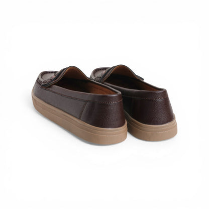 Women's Coffee Accent Loafer | Caramel Sole