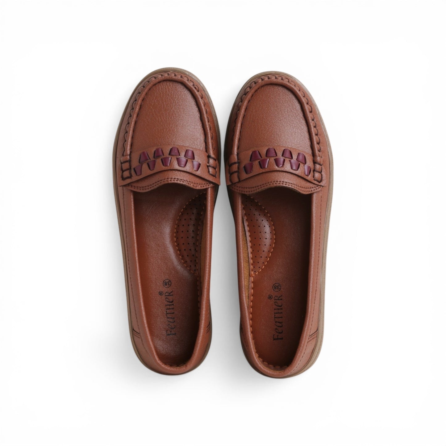 Women's Caramel Accent Loafer | Caramel Sole