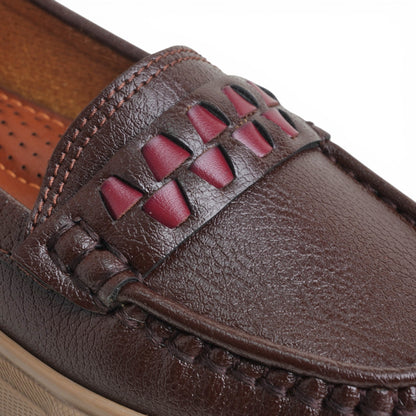 Women's Coffee Accent Loafer | Caramel Sole