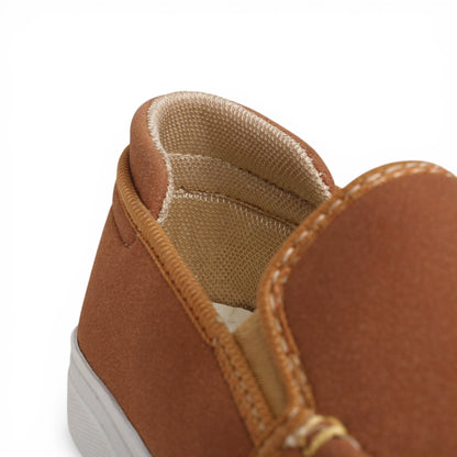 Women's Camel Soft Suede Loafer