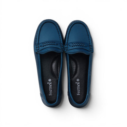 Women's Teal Blue Comfort Loafer