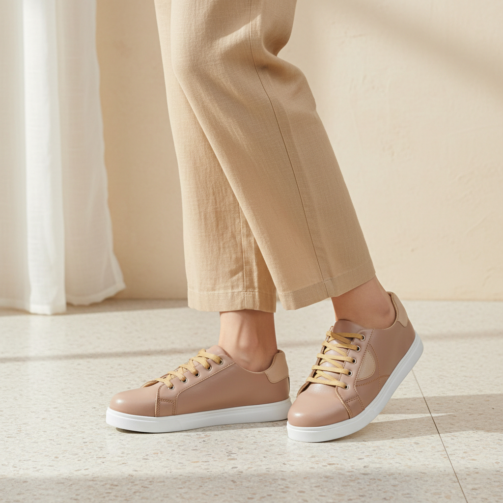 Daily Sneaker - Nude