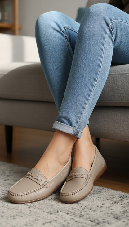 Comfort Loafer - Beige