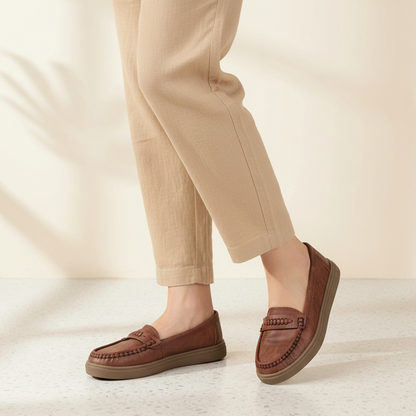 Comfort Loafer - Camel (Brown Base)