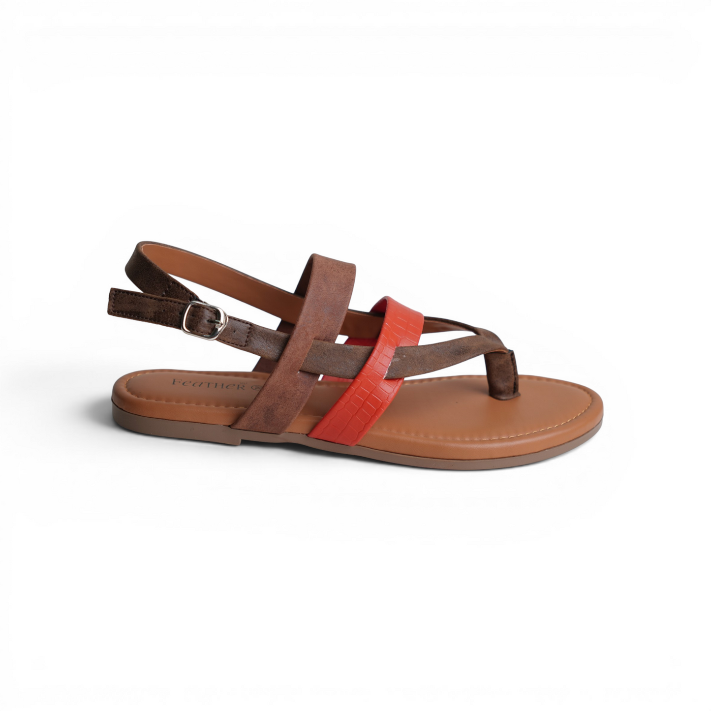 Women's Brown & Coral Breeze Sandal